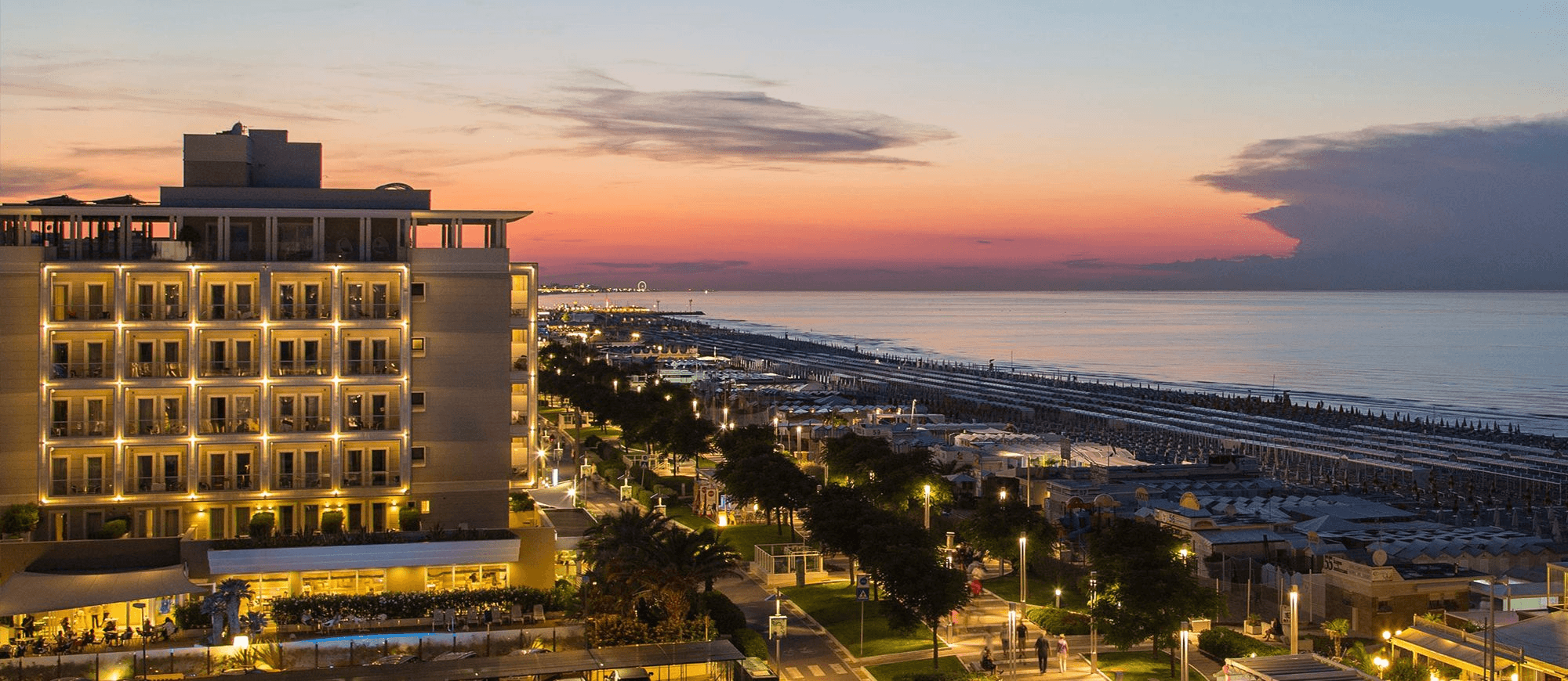 Rimini seaside view